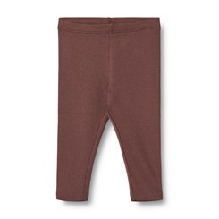 Wheat Rib leggings Maddy - Eggplant